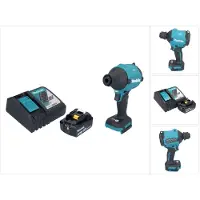 Makita DAS 180 RT1 Akku Gebläse 18 V Brushless + 1x Akku 5,0 Ah + Ladegerät