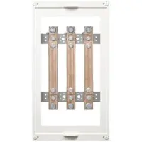 Hager UE31SS400 Wandlerbaust, UniN, 450x250mm, für Primärlaschen 180mm, Lochabstand 150mm