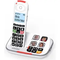 SwissVoice Xtra 2355, DECT-Telefon, Kabelloses Mobilteil, 100 Eintragungen, Anrufer-Identifikation, Weiß