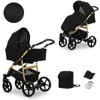 Kunert Kinderwagen MATA 2in1 - Farbe: Schwarz