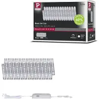 Paulmann 1100000002199 "MaxLED 1000 LED Strip Neutralweiß Basisset", silber (silberfarben), Dioden 640 Stk., Gesamtlänge 7,5m, Lichterketten, 1100000002199