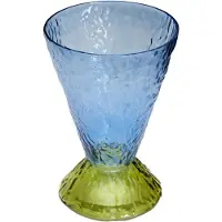 Hubsch Vase Abyss, blau, Glas, Höhe 29 cm, Ø 20 cm