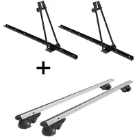 VDP 2x Fahrradträger ORION + Dachträger VDP004 L kompatibel mit kompatibel mit für BMW 3er Touring (Kombi) E91 43317