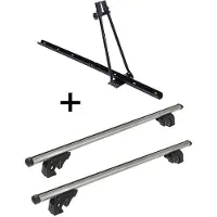 VDP Fahrradträger ORION + Dachträger/Relingträger LION2 kompatibel mit für Opel / Vauxhall Antara (5 Türer) ab 06