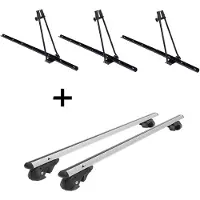 VDP 3x Fahrradträger ORION + Dachträger VDP004 L kompatibel mit Chevrolet Cruze Kombi ab '11