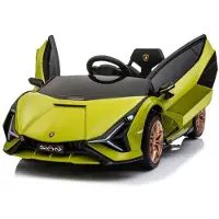 Es-toys Kinder Elektroauto Lamborghini Sian EVA-Reifen Flügeltüren Scheinwerfer