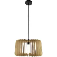 M2OUTLET Pendelleuchte MOOD Holz Ø40CM – Nachhaltiges Design, 1-flammig E27 für warmes Ambiente