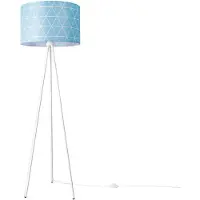 Paco Home Stehlampe Wohnzimmer Modern E27 Leselampe Stehleuchte Stativ Retro Lampenschirm