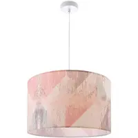 Paco Home Deckenleuchte "Mero 102", weiß, 1, Ø 45,5cm H: 29,5cm, Leuchten, Deckenlampe Wohnzimmer Schlafzimmer Hängelampe Pastell Vintage E27, Deckenleuchte