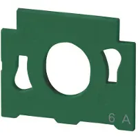 Eaton 6A Rating Stecker Adapter Grün für Pasco Paco - 1713622