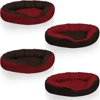 BedDog Hundebett SUNNY 4in1,3XL,SULTAN (rot/braun)