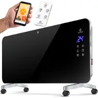 Kesser Elektro Glasheizung Konvektor Elektroheizung Heizung Heizkörper Touch Display