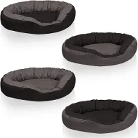 BedDog Hundebett SUNNY 4in1,3XL,ROCK-FLOW (grau/anthrazit)