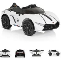 Moni Kinder Elektroauto Cordoba, MP3-Anschluss, Fernbedienung, Gurt, Bluetooth