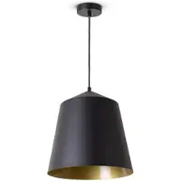 Paco Home Deckenleuchte "Jackson", schwarz, 1, Ø 32,5cm H: 32cm, Leuchten, Wohnzimmer Esszimmer Pulverbeschichtet Industrial Design E27, Deckenleuchte