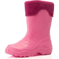 Ladeheid Kinder Mädchen Jungen federleichte Eva Thermo Gummistiefel gefüttert LA-861 (Rosa1025/Rosa, 22/23)