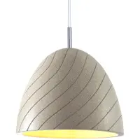 Paco Home Hängelampe, E27, Lampe Für Wohnzimmer Esszimmer Küche, Höhenverstellbar Farbe Beton-Sandstein-Weiß