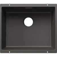 BLANCO SUBLINE, Unterbauspüle, Rechteckig, Silgranit, Grau, 1 Becken, rock grey