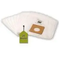 EVendix 20 Staubsaugerbeutel passend für BOMANN BS 989 CB + 2 Mikro-Filter