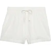 Superdry für Damen. W7110498A Short Brodado gebrochenes Weiß (XS), Lässig, Baumwolle
