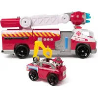Ryhmä Hau PAW Patrol Fire Rescue - Marshalls Deluxe Feuerwehr-Truck mit Licht- und Soundeffekten, Feuerwehrauto, 3 Jahr(e), Kunststoff, Mehrfarbig