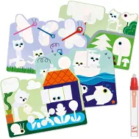 Djeco Wasserfarben-Set im Garten,