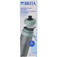 Brita Sport Wasserfilter Flasche Active 600ml Dark Green inkl. 2 MicroDisc