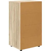 Syfax Stauraumschränke Sonoma-Eiche 60 x 48 x 105 cm Holzwerkstoff