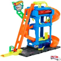 Hot Wheels Spielzeugautobahn Mit Waschanlage Und Kurven