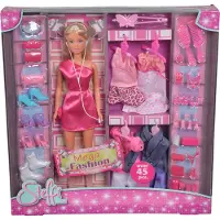 Steffi Love Steffi Love: Steffi Mega Fashion Kleiderschrank Spielset – 45-teilig