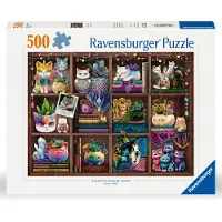 Ravensburger Cubby Cats And Succulents (12000874) Puzzle 500 Stücke Mehrfarbig Kinder Mehrfarbig One Size