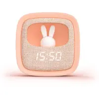 Mobility On Board , Kinder-Wecker Lampe Hase Billy Clock Touch 3 Alarme, Rosa
