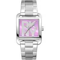 DKNY City maxi silver stainless steel DK1L001M0035