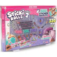 Sticki Rolls Sticki Station Serie 2 SR301 - Sky Castle mit 320 Stickern, 144 Perlen, DIY