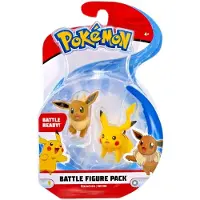 Boti Pokémon Battle Figuren - Pikachu und Evoli (5cm)