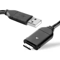 Subtel USB A Datenkabel kompatibel mit Samsung ST30, ST500, SL600, PL120
