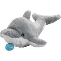 Bauer Spielwaren Bauer ECO-LINE - Plüschtier Delfin (33cm) Kuscheltier Stofftier recycelten Materialien