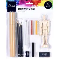 Big Buy Cooking Zeichnungsset für Kinder ARTIST, 12 Elemente