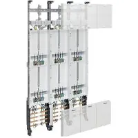 Hager ZL52P8K Komplettfeld, universZ,1350mm,6 Zählerplätze,3-feld,Ausführung Mitteldeutschland