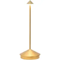 Zafferano Pina Pro LED-Akkuleuchte-Gold matt-mit LED (2200K/2700K/3000K)