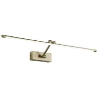 Gea Luce Gealuce GAP453C Wandleuchte in brüniertem Metall, 10 W LED, 580 lm, 3000 K, indirektes Licht, ideal für die Innenbeleuchtung - Gealuce