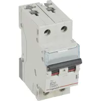 Legrand 404113 TX3 Leitungsschutzschalter B-Charakteristik, 20A, 2-polig, 10kA, 400VAC, 2TE