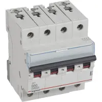 Legrand 404159 TX3 Leitungsschutzschalter B-Charakteristik, 50A, 4-polig, 10kA, 400VAC, 4TE