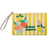 Clairefontaine 116285C - Etui Mäppchen Dolce Amore, aus Baumwolle, 22x16cm, geei