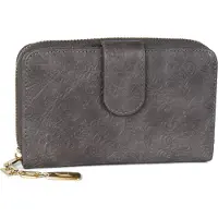 StyleBREAKER Geldbörse mit Paisley Blumen Blüten Prägung, umlaufender Reißverschluss und RFID Schutz, Portemonnaie, Damen 02040098
