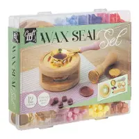 Creative Craft Lab Lackstempelset – inkl. 12 Farben, 2 Stempel & Löffel
