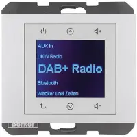 Berker 30847003 Radio DAB+, Bt., K.x alu