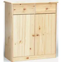 Erst-Holz Kommode Sideboard Anrichte Kiefer massiv 2 Türen 2 Schubladen 90.50-27