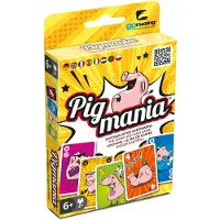 Gomazing Pigmania - Das saulustige Kartenspiel ab 6 Jahren für 2 bis 10 Spieler Plastikfrei Kinderspiel Reisespiel
