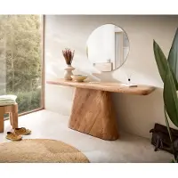 DELIFE Konsolentisch Suva 180x45 cm Akazie Natur